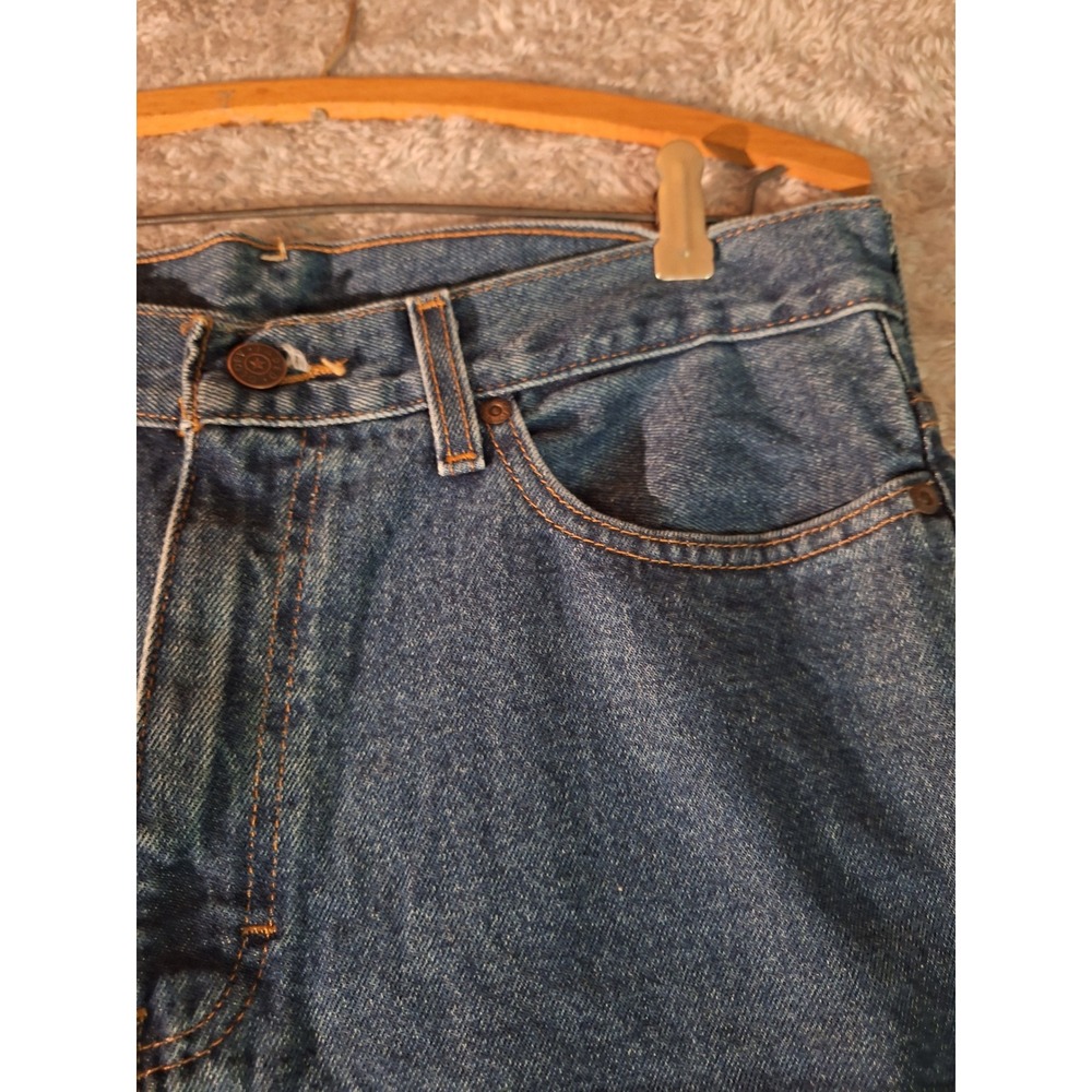 NWT Faded Glory Mens Relaxed Fit Jeans 30x30 Straight Blue Denim Classic Casual - Picture 3 of 11
